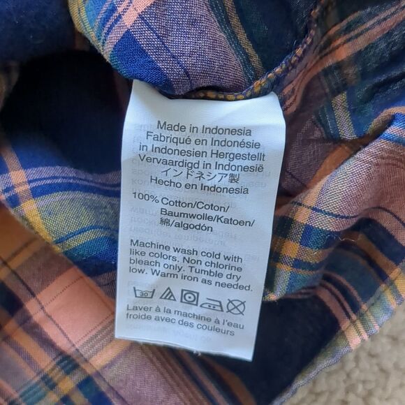 Madewell Front Tie Shirt Size M - Picture 7 of 9